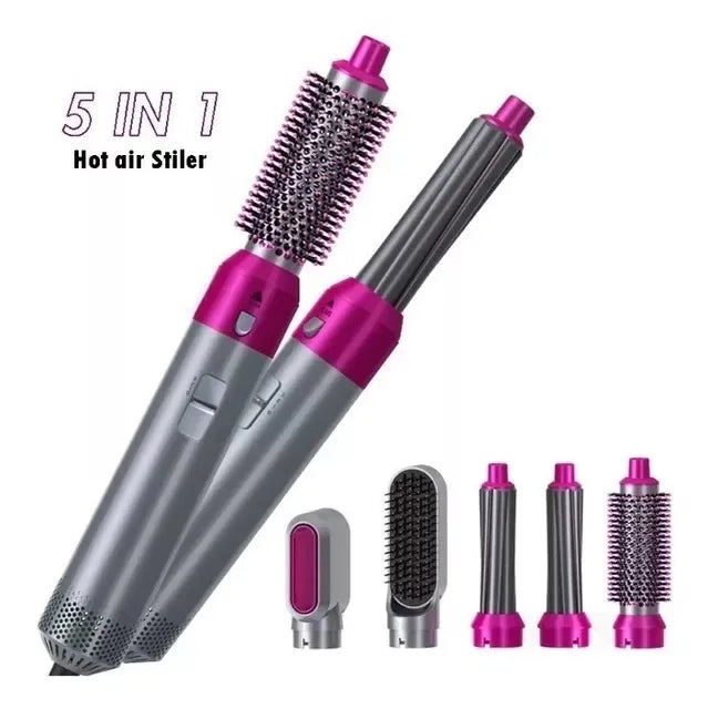 5 in 1 Hair Dryer Kit [models and curls]