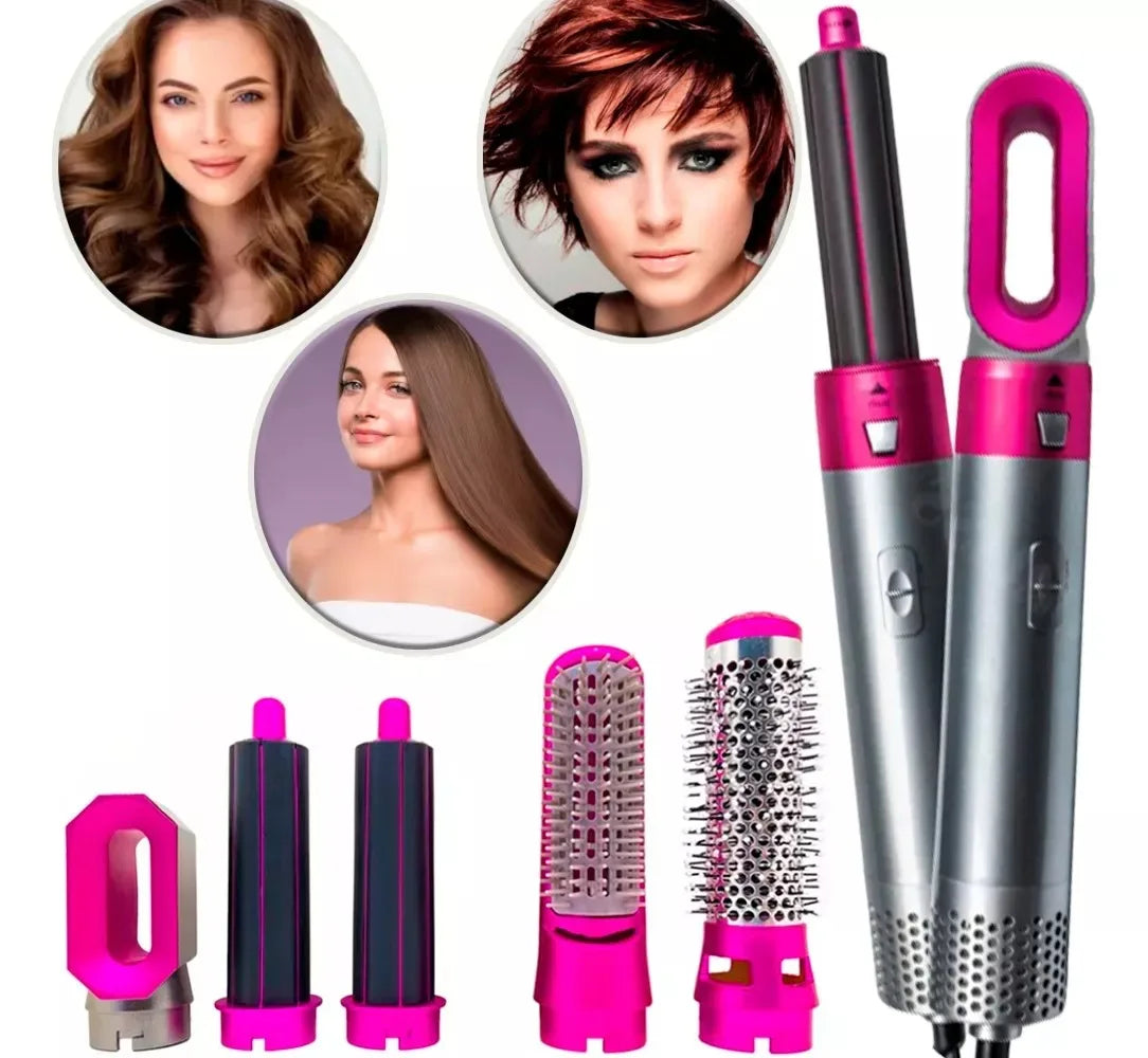 5 in 1 Hair Dryer Kit [models and curls]