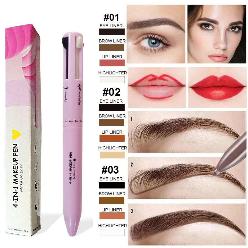 4 in 1 pen [Blush. Lipstick, highlighter and eyebrow pencil]