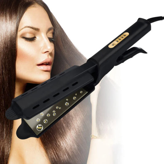 Ultra titanium flat iron [smoothes on the first pass]