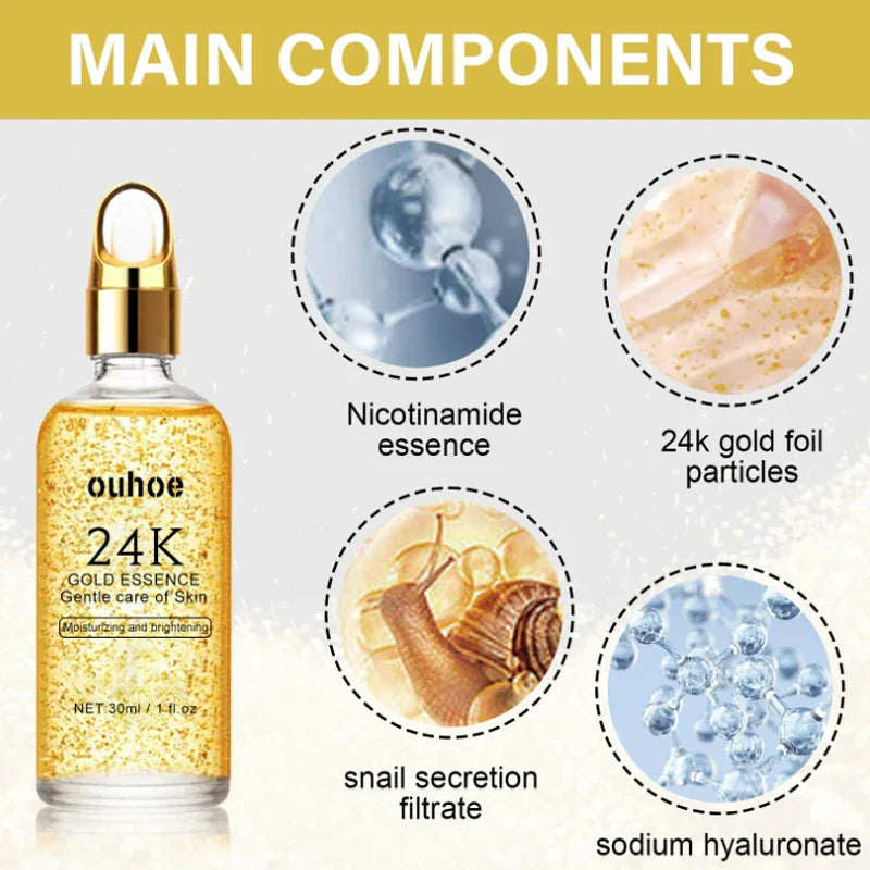 Gold moisturizing serum [anti-wrinkle and anti-aging]