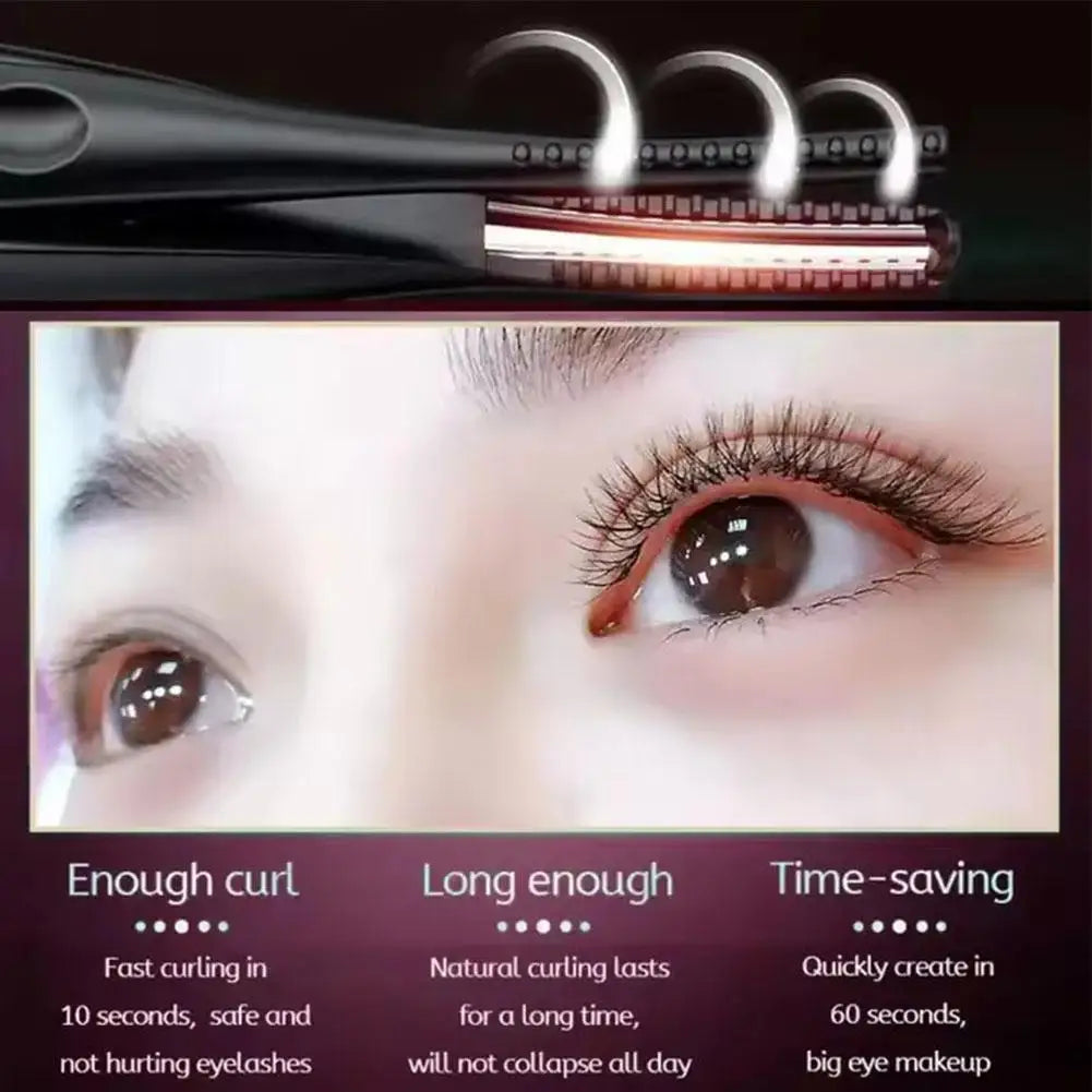 Mini Flat Iron for eyelashes [giant and curved eyelashes in seconds]